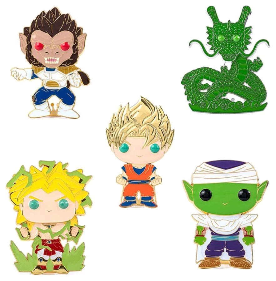 Funko Dragon Ball Dragonball Z - 4" Pop! Enamel Pin Assortment 3 Funko Dragon Ball Dragonball Z - 4" Pop! Enamel Pin Assortment