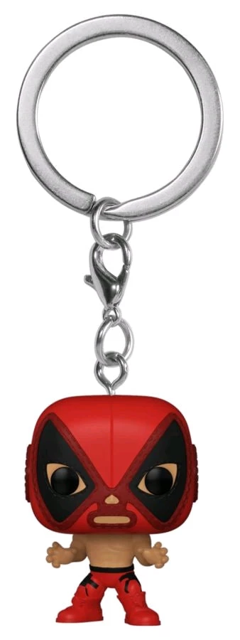Funko Pop Keychain: Marvel Lucha Libre- Deadpool 5 Funko Pop Keychain: Marvel Lucha Libre- Deadpool