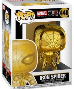 Funko Marvel Studio's 10th Anniversary Chrome Iron Spider Pop Vinyl Figure Funko Pops!