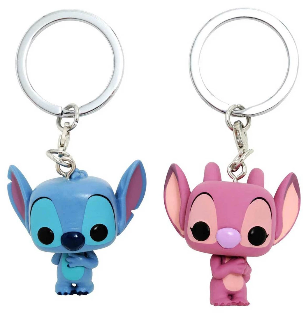Funko Disney - Stitch And Angel POP! 2 Pack Keychain 5 Funko Disney - Stitch And Angel POP! 2 Pack Keychain