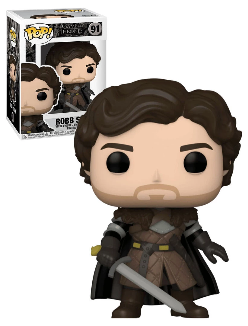 Funko Pops! Funko POP! Game Of Thrones Robb Stark With Sword 3 Funko Pops! Funko POP! Game Of Thrones Robb Stark With Sword