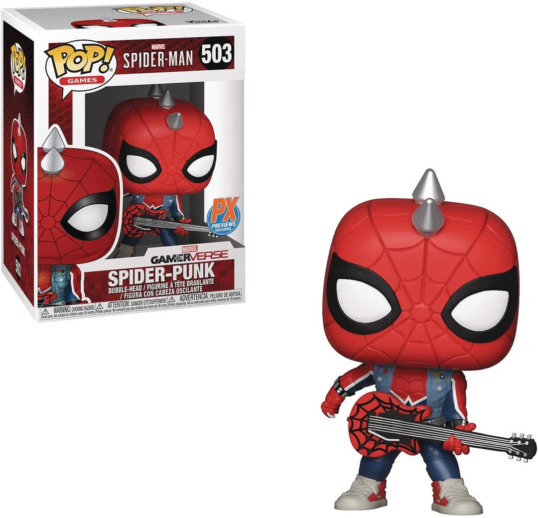 Funko Pops! Funko Pop! Marvel: Spider Man - Spider-Punk 3 Funko Pops! Funko Pop! Marvel: Spider Man - Spider-Punk