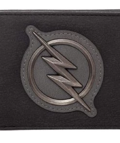 Bioworld The Flash Logo Distressed PU Bifold Wallet DC Comics