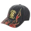 Bioworld Fire Force Distressed Bust Print Hat