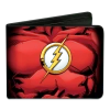 Buckle-Down DC Comics Flash Chest Logo Bi Fold Men's Wallet 1 Buckle-Down DC Comics Flash Chest Logo Bi Fold Men's Wallet