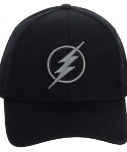 Bioworld Flash Embroidered Symbol Flex Fit Hat DC Comics