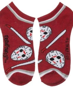 Bioworld Movies Friday The 13th 5 Pair Ankle Socks