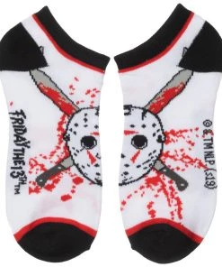 Bioworld Movies Friday The 13th 5 Pair Ankle Socks