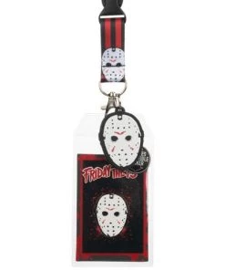 Bioworld Movies Friday The 13th Lanyard With Mask Charm
