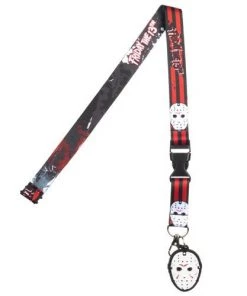 Bioworld Movies Friday The 13th Lanyard With Mask Charm
