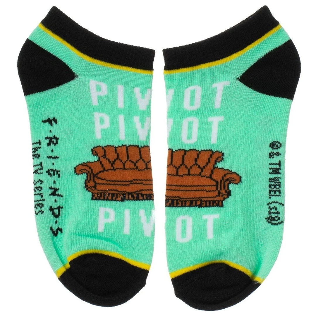 Bioworld Friends 5 Pack Ankle Socks Pack 8 Bioworld Friends 5 Pack Ankle Socks Pack