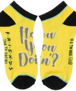 Bioworld Friends 5 Pack Ankle Socks Pack 10 Bioworld Friends 5 Pack Ankle Socks Pack