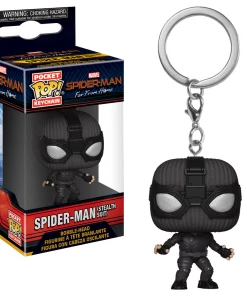 Funko Marvel: Spider-Man Far Frome Home: Spider-Man In Stealth Suit, Vinyl KeyChain