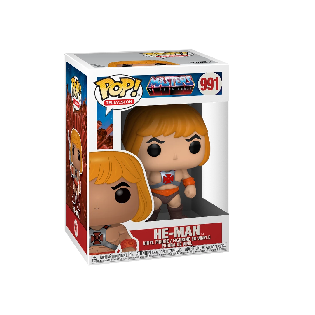 Funko Pops! Funko POP! Animation: Masters Of The Universe - He-Man 4 Funko Pops! Funko POP! Animation: Masters Of The Universe - He-Man