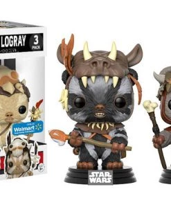 U.C.C. Distributing Funko POP! Movies: Star Wars - Ewok 3 Pack - Teebo, Chirpa, Logray - Walmart Exclusive Funko Pops!