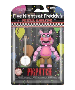 Video Games Funko Action Figure: FNAF Pizza Sim - Pigpatch (Translucent Glow)