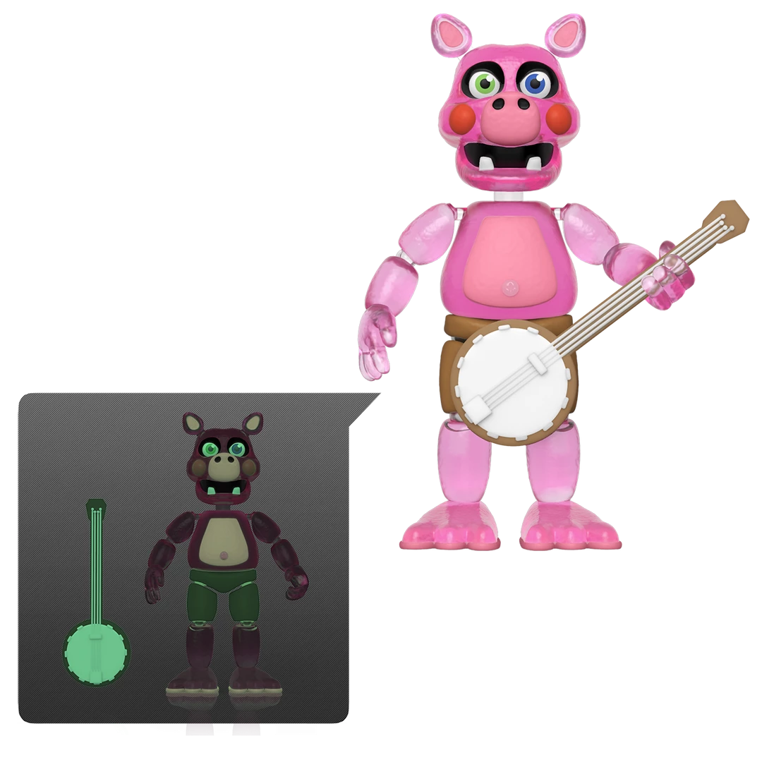 Video Games Funko Action Figure: FNAF Pizza Sim - Pigpatch (Translucent Glow) 4 Video Games Funko Action Figure: FNAF Pizza Sim - Pigpatch (Translucent Glow)