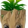 Silver Buffalo Marvel Guardian Of The Galaxy Baby Groot Face Ceramic Planter