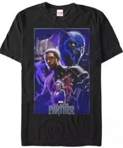FifthSun Marvel Black Panther 2018 Character Collage Men's T-Shirt