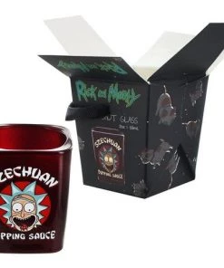 JUST FUNKY Rick And Morty Szechuan Dipping Sauce Shot Glass