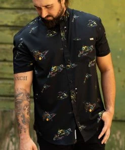 RSVLTS Movies Gremlins "Dorry's Tavern After Midnight" – KUNUFLEX Short Sleeve Shirt