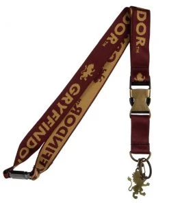 Bioworld Harry Potter Gryffindor Jacquard Lanyard Movies