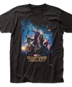 Impact Marvel Guardians Of The Galaxy Movie Poster T-Shirt