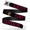 Buckle-Down Harry Potter Gryffindor & Crest Full Color Seatbelt Belt Movies 2 Buckle-Down Harry Potter Gryffindor & Crest Full Color Seatbelt Belt Movies