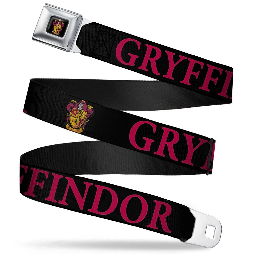 Buckle-Down Harry Potter Gryffindor & Crest Full Color Seatbelt Belt Movies 3 Buckle-Down Harry Potter Gryffindor & Crest Full Color Seatbelt Belt Movies