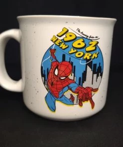 Silver Buffalo Marvel Spiderman 1962 New York 20oz Camper Ceramic Mug