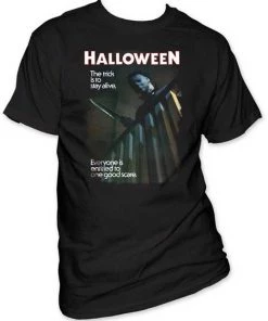 Impact Movies Halloween Movie Michael Myers Adult Fitted T-shirt