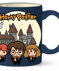 Silver Buffalo Harry Potter Trio Scene 14oz Ceramic Mug