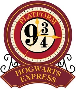 Silver Buffalo Harry Potter Hogwarts Express Desk Clock Movies