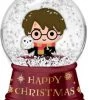 Silver Buffalo Movies Harry Potter Happy Christmas 6-Inch Light-Up Snow Globe