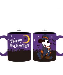 Silver Buffalo Disney Halloween Mickey Mouse Dracula Ceramic Mug, 14-Ounce, Purple