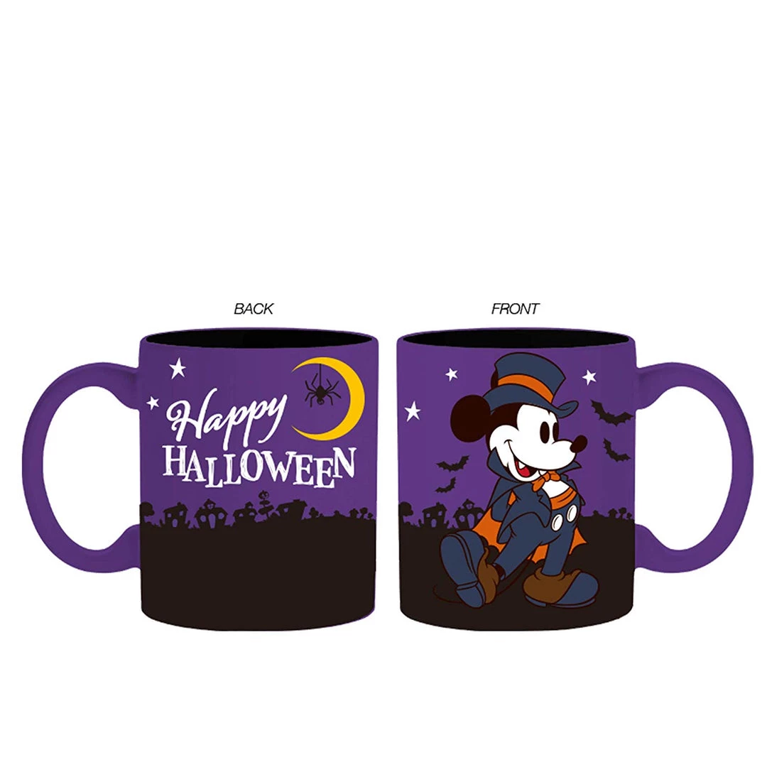 Silver Buffalo Disney Halloween Mickey Mouse Dracula Ceramic Mug, 14-Ounce, Purple 3 Silver Buffalo Disney Halloween Mickey Mouse Dracula Ceramic Mug, 14-Ounce, Purple