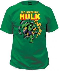 Impact Marvel Incredible Hulk Smash Adult T-shirt