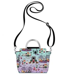 Loungefly Disney Hocus Pocus Scene All Over Print Crossbody Bag