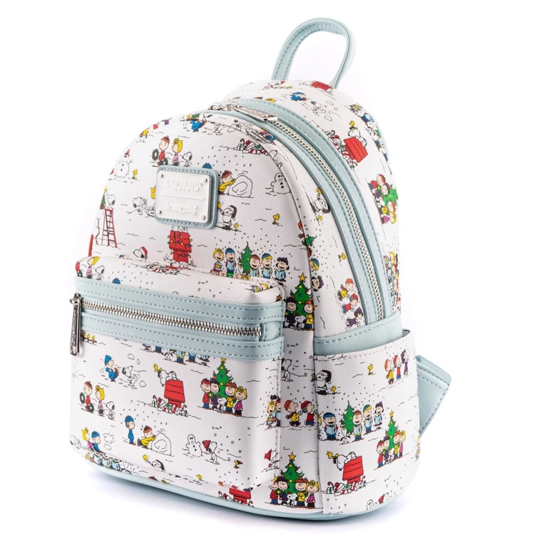 Loungefly Peanuts Happy Holidays Aop Mini Backpack 4 Loungefly Peanuts Happy Holidays Aop Mini Backpack