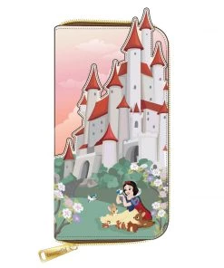 Loungefly Disney Snow White Castle Series Zip Around Wallet