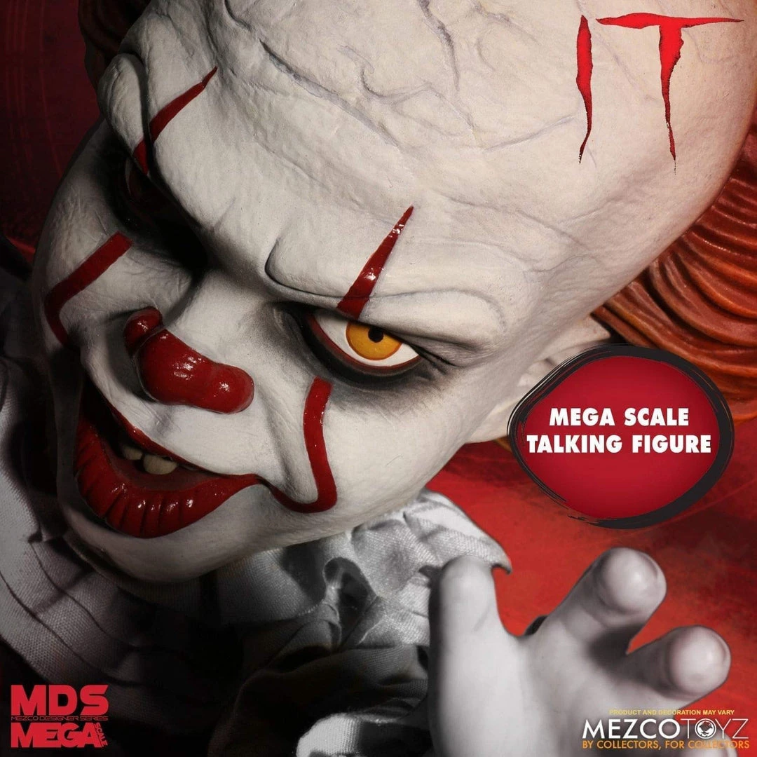 Mezco Movies Mega Scale Series IT (2017) Talking Pennywise 6 Mezco Movies Mega Scale Series IT (2017) Talking Pennywise