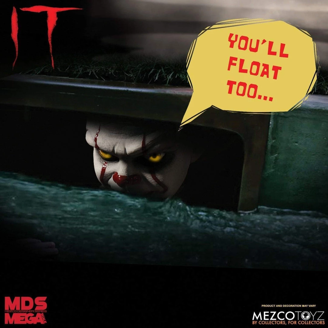 Mezco Movies Mega Scale Series IT (2017) Talking Pennywise 4 Mezco Movies Mega Scale Series IT (2017) Talking Pennywise