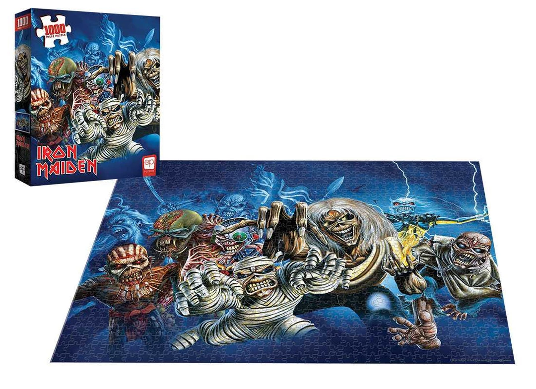 USAopoly Iron Maiden The Faces Of Eddie 1000 Piece Jigsaw Puzzle Games & Puzzles 3 USAopoly Iron Maiden The Faces Of Eddie 1000 Piece Jigsaw Puzzle Games & Puzzles