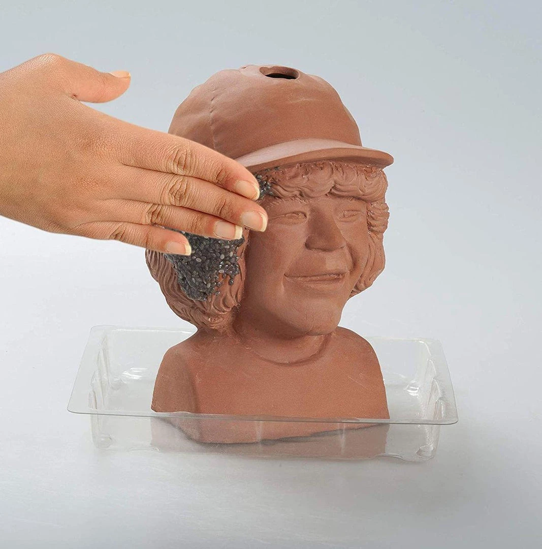 NECA Stranger Things Chia Pet - Dustin Decorative Pottery Planter 5 NECA Stranger Things Chia Pet - Dustin Decorative Pottery Planter