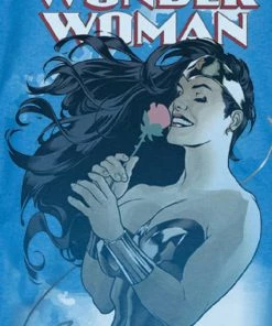 Trevco Wonder Woman Rose Blue T-shirt