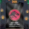 Silver Buffalo Movies Jurassic Park I Survived Gate 4" X 6" 3D MDF Photo Frame