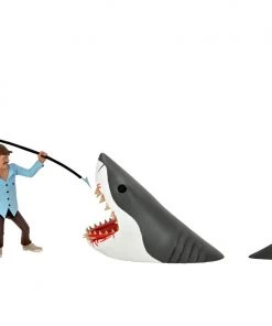 NECA Toony Terrors – 6″ Scale Action Figures – Quint And Shark 2-Pack Movies