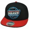 Bioworld DC Comics Heroes Justice League Of America Star Logo Flat Bill Snapback Hat Cap