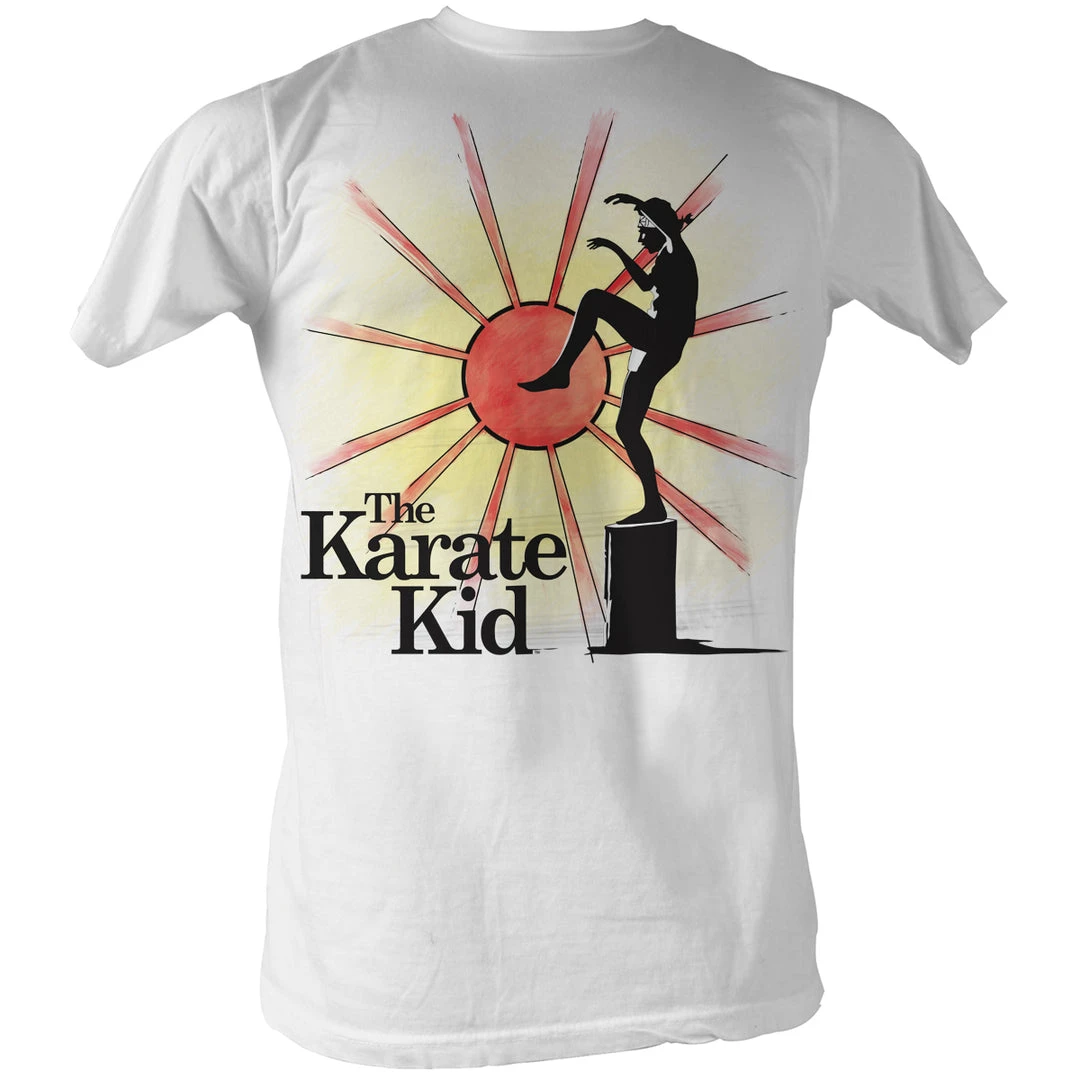 American Classics Karate Kid Ninja Sun Adult Fitted Jersey White T-shirt 3 American Classics Karate Kid Ninja Sun Adult Fitted Jersey White T-shirt