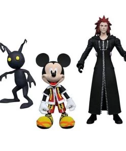 Diamond Kingdom Hearts Select Action Figure Set - Mickey W/ Dusk & Sora W/ Axel Anime